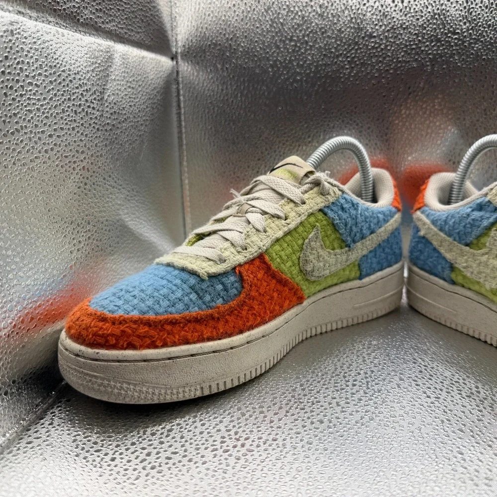 Size‎ 5.5Y Nike Air Force 1 LV8 Next Nature Low Hemp Multicolor Shoes DV2192-400